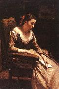 Jean Baptiste Camille  Corot, The Letter_3